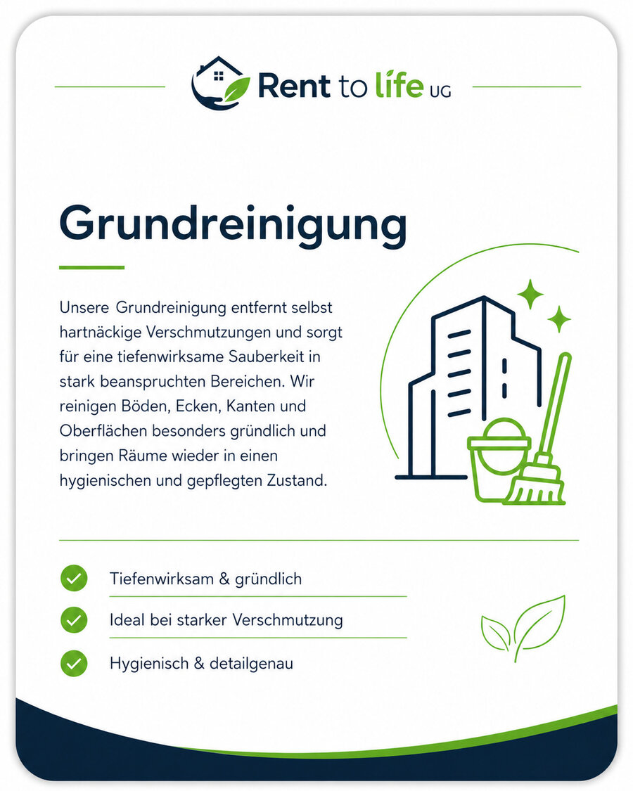 Grundreinigung — Details